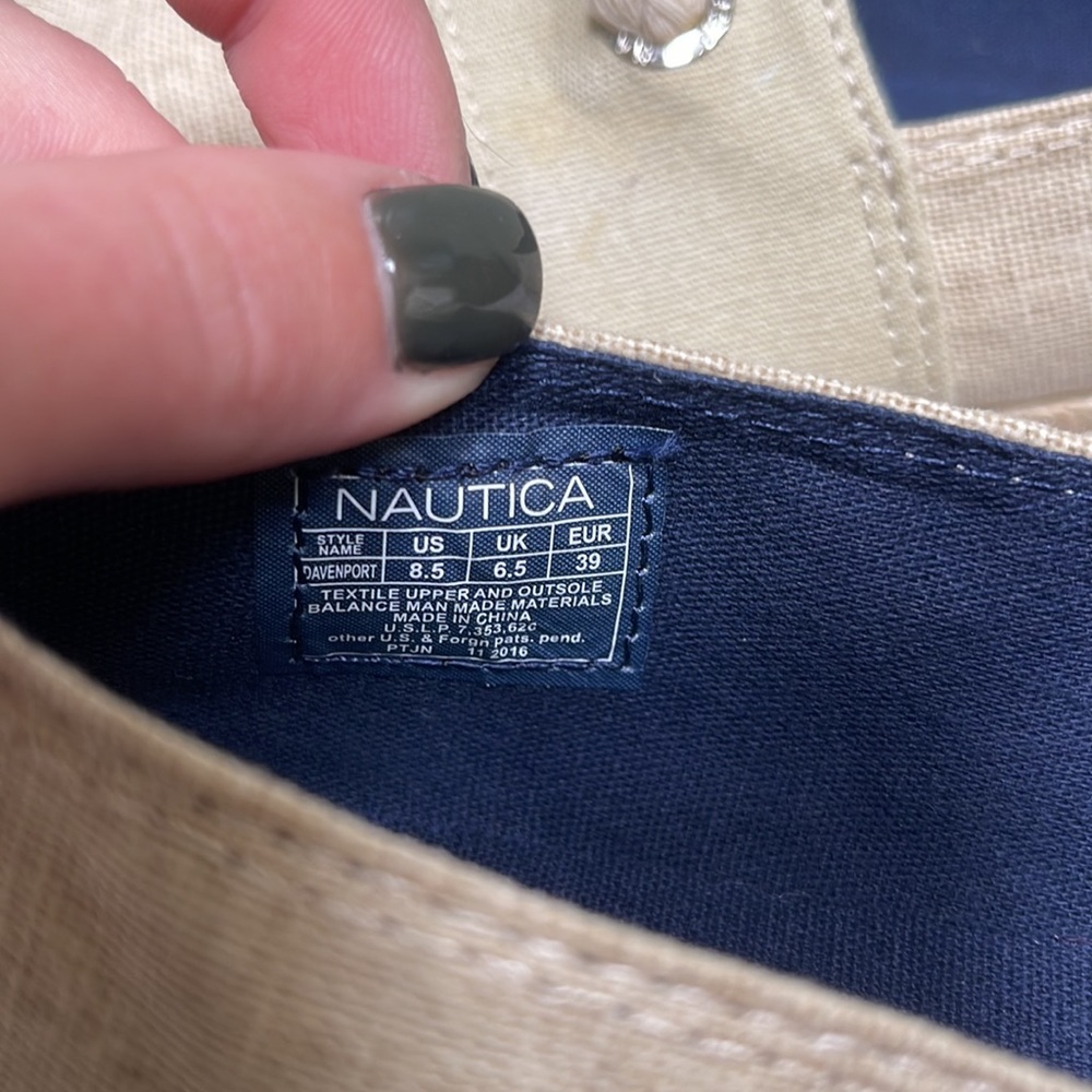 NWOT Nautica Beige Espadrilles - Picture 5 of 6